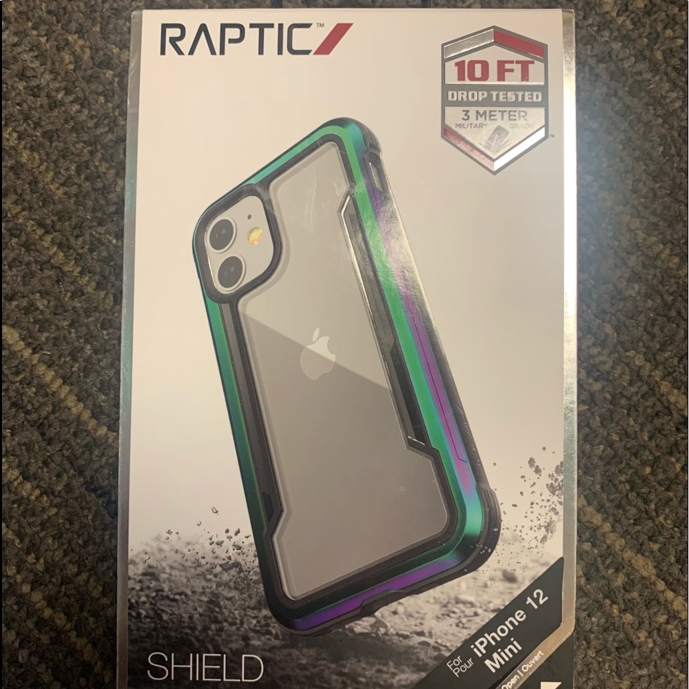 Raptic Shield Pro iPhone 12 Mini Case Iridescent